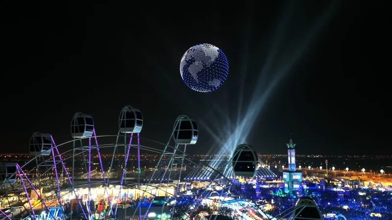 Réveillon de Balneário Camboriú terá show de drones, para encantar turistas e moradores