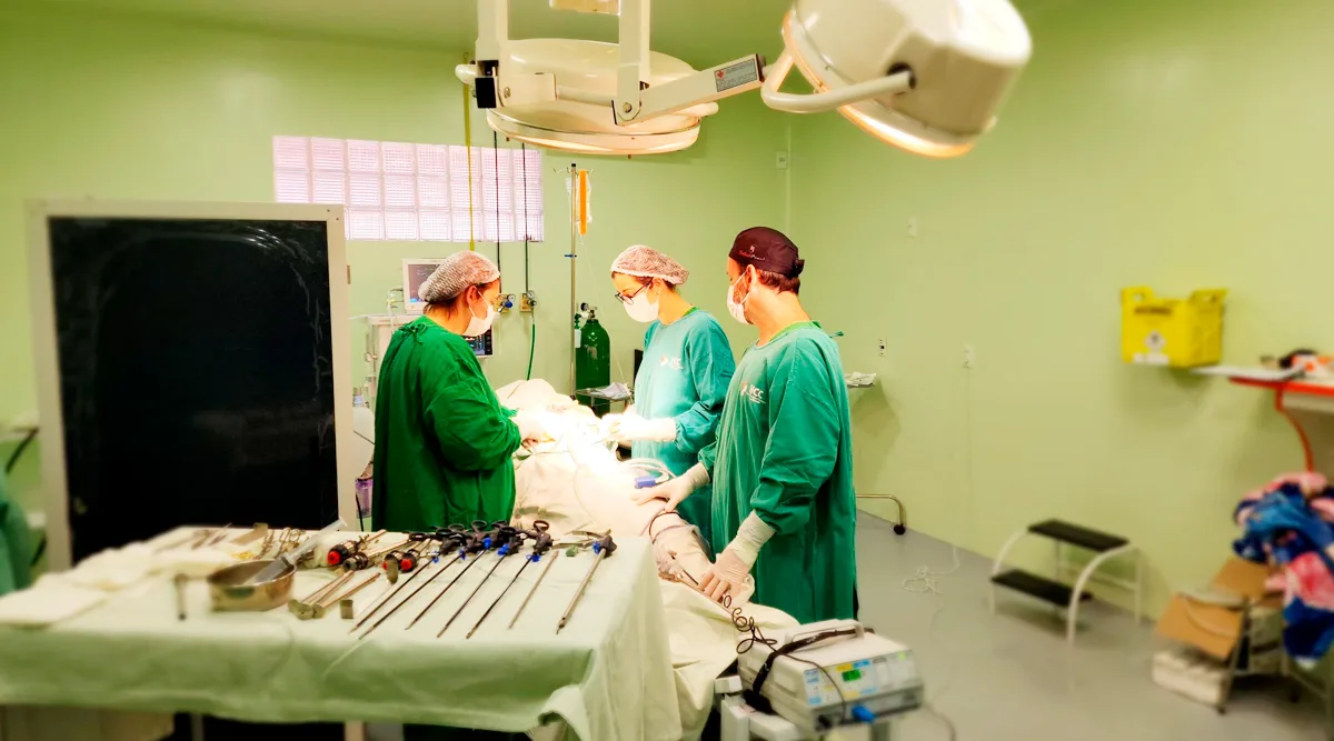 HCC realiza cirurgia de vesícula por vídeo inédita no município HCC realiza cirurgia de vesícula por vídeo inédita no município